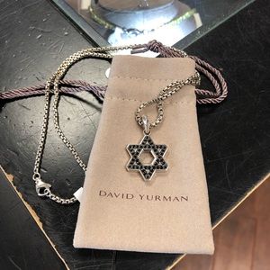 David Yurman Star of David Necklace